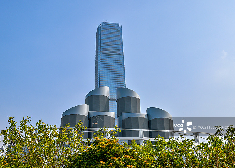 香港特别行政区西九文化区香港故宫文化博物馆环球贸易广场图片素材