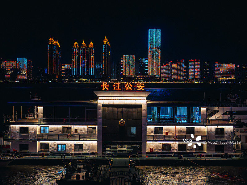 武汉 长江公安图片素材