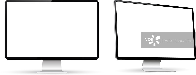 逼真的电脑屏幕模型电脑显示器图片素材