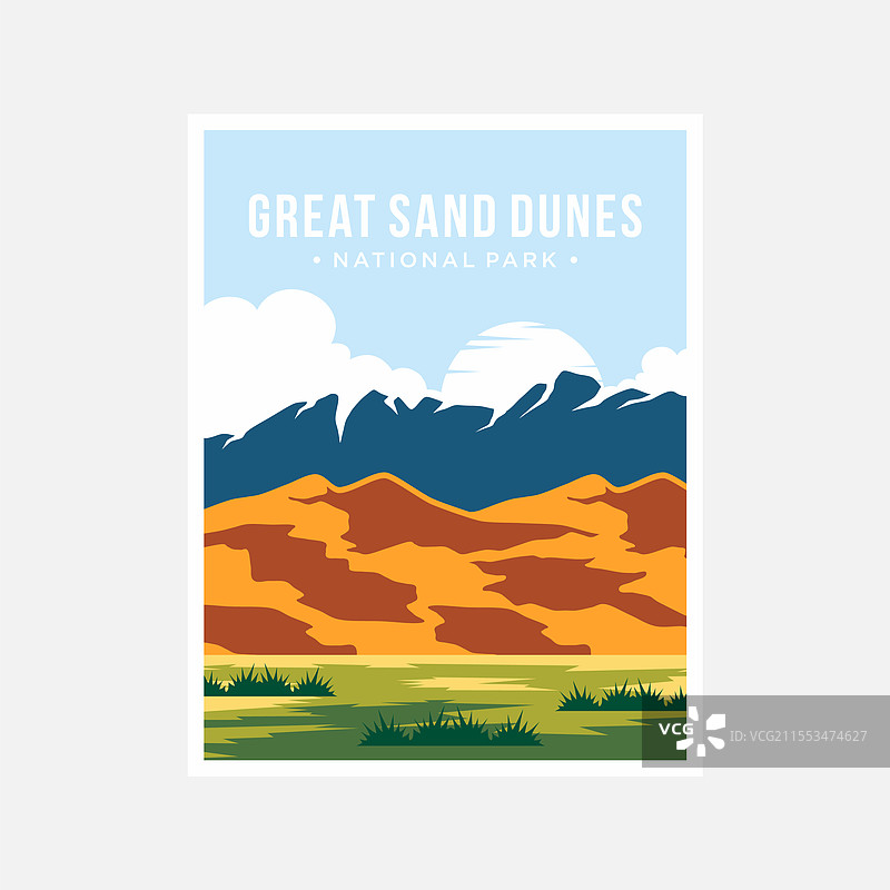 大沙丘国家公园海报图片素材