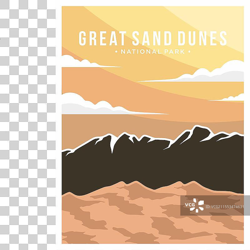 大沙丘国家公园海报图片素材