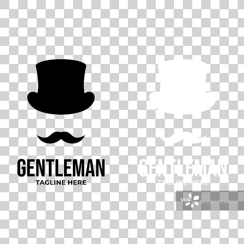 绅士俱乐部复古标签标志图片素材