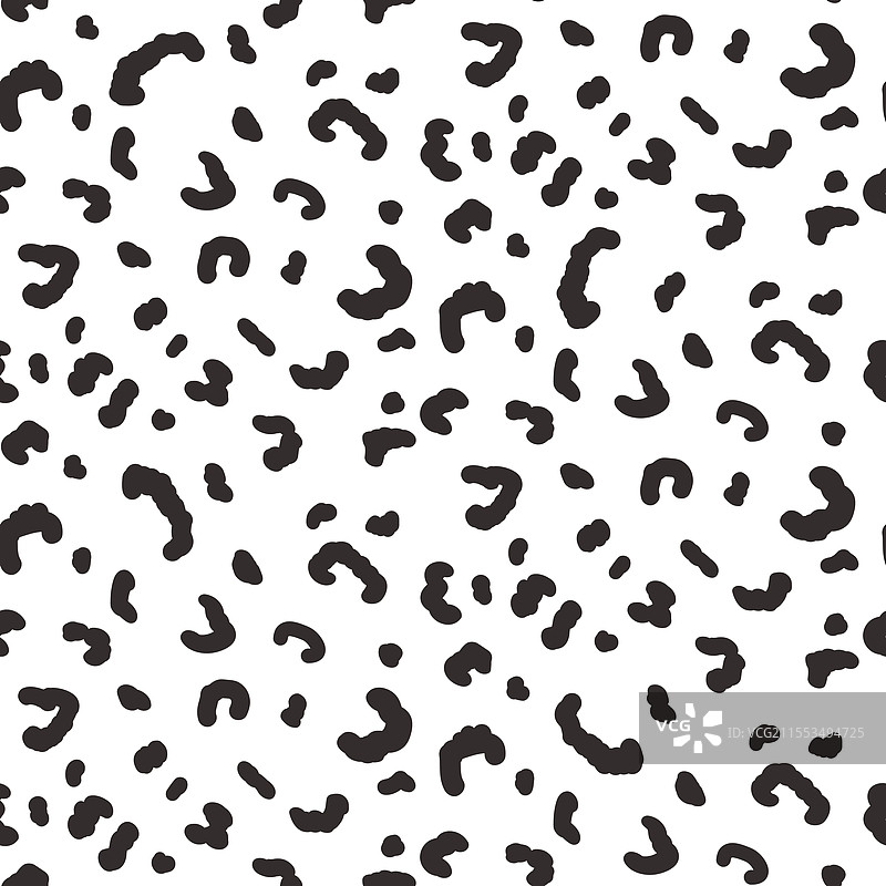 抽象动物单色无缝图案图片素材