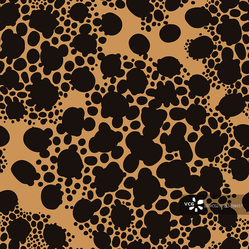 黑色圆点的装饰性无缝图案图片素材