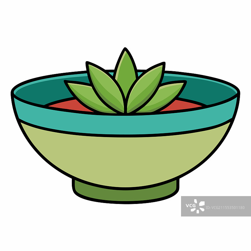 碗的扁平设计图片素材