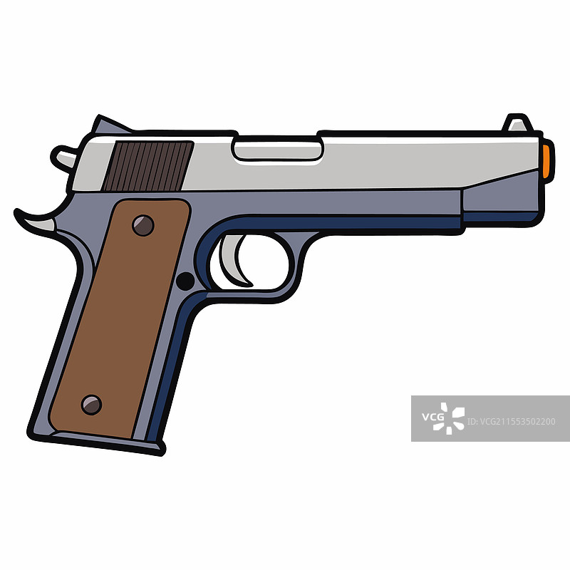 柯尔特1911手枪 警用武器 设计 军事图片素材