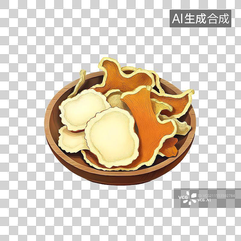 【AI数字艺术】国风手绘插画，陈皮，中药，中医，免抠元素图片素材