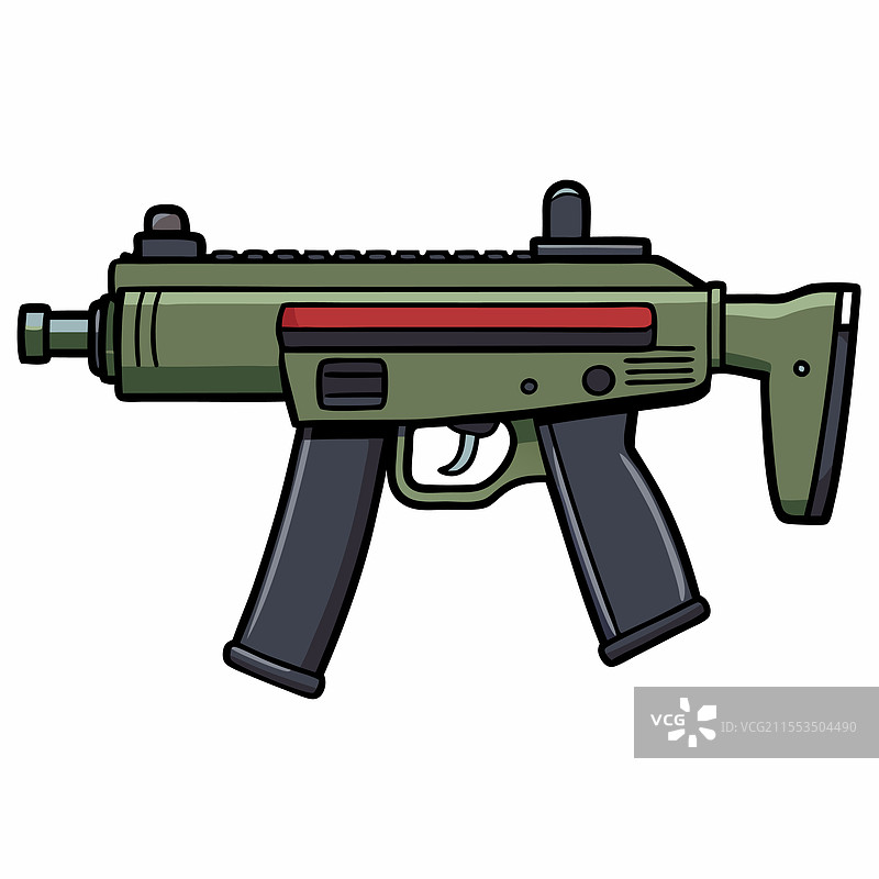 黑克勒-科赫 MP5 手枪 警用武器设计图片素材