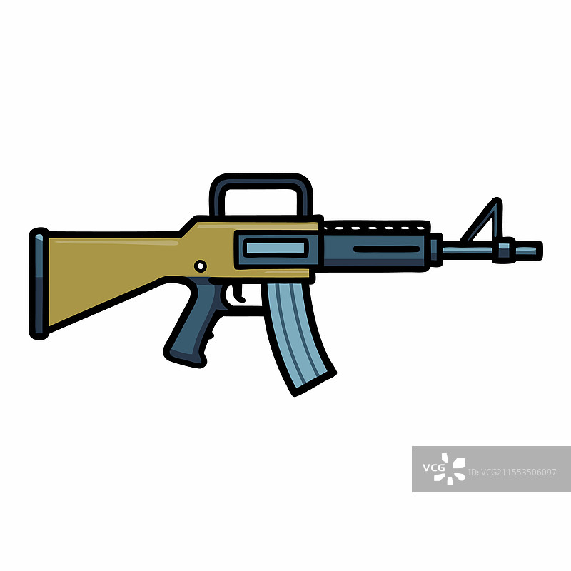 M16步枪 警用武器 设计 军事设计图片素材