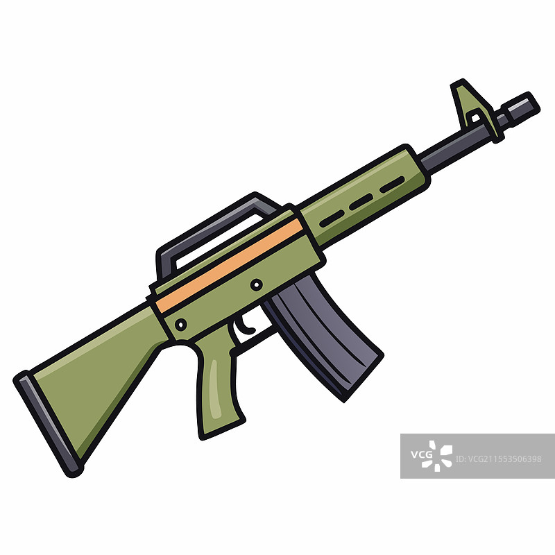 M16步枪 警用武器 设计 军事设计图片素材