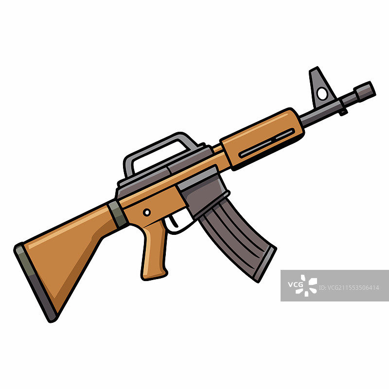 M4卡宾枪突击步枪弹药弹匣图片素材