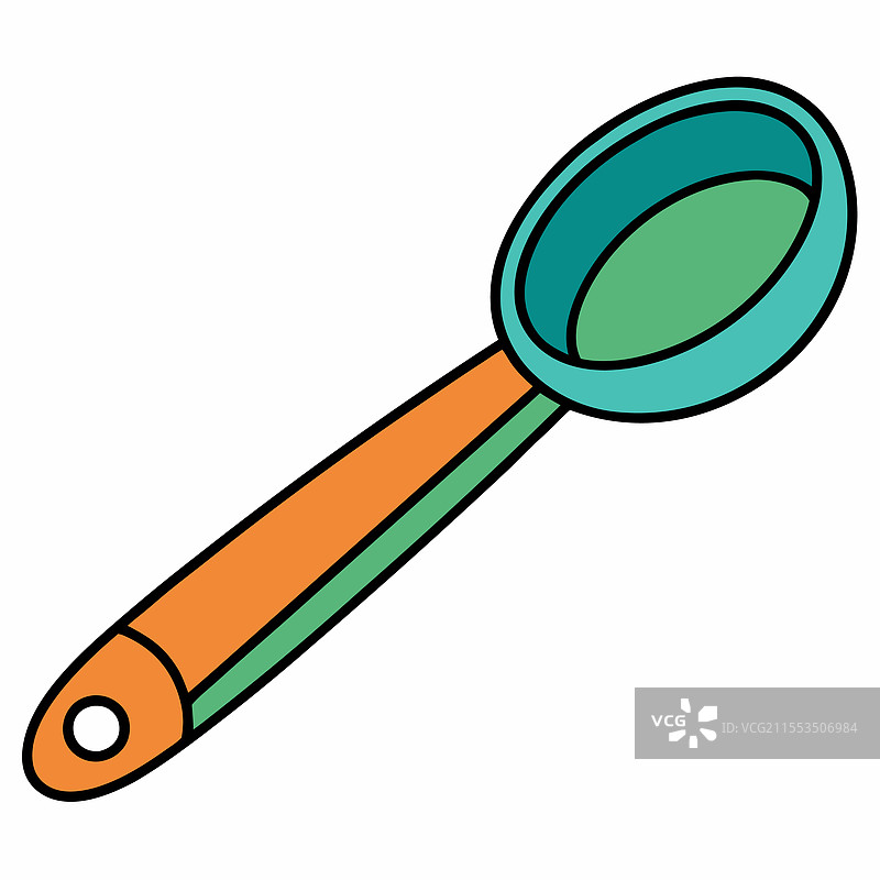 平面设计的量勺图片素材