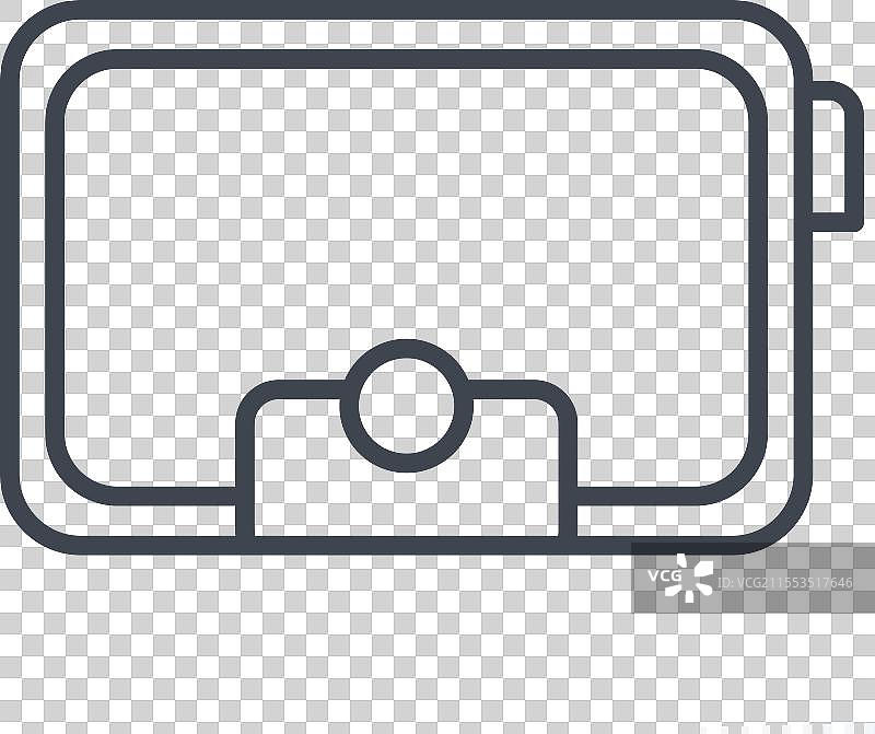 与女性节象征相关的图标手提包线条风格图片素材