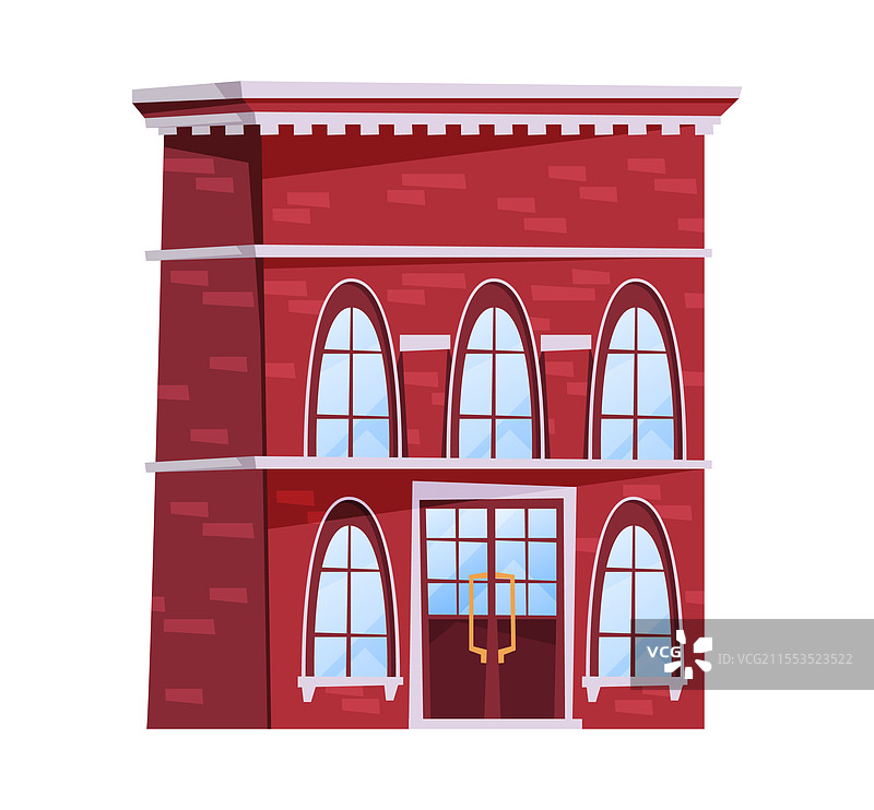 西部荒野建筑外观砖房图片素材