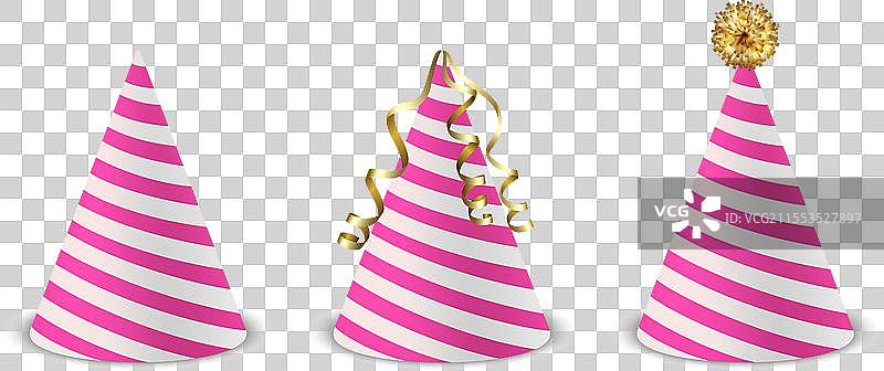 3D逼真的粉色和白色条纹图片素材