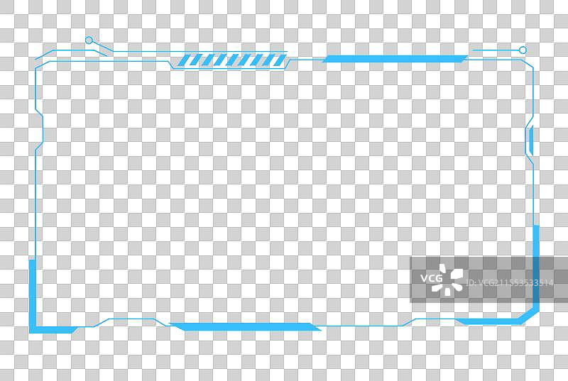 科技边框设计元素图片素材