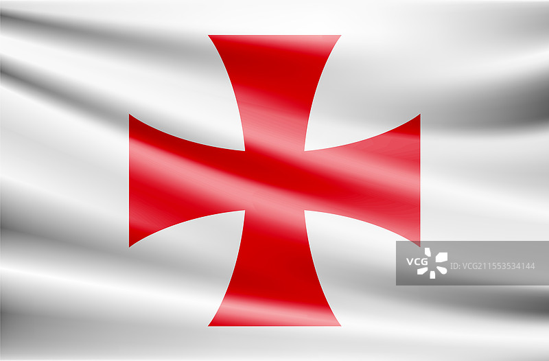 圣殿骑士十字旗图片素材