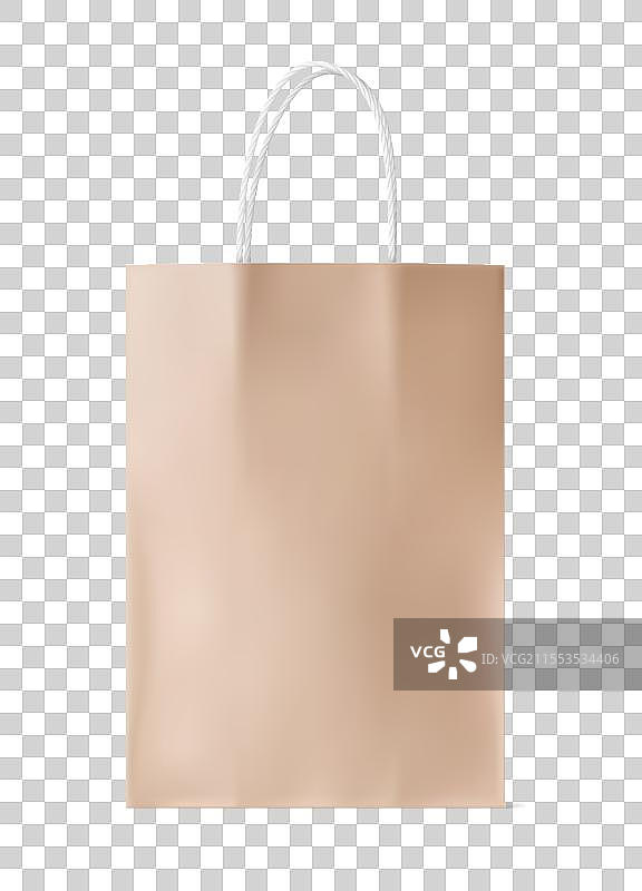 牛皮纸购物袋模型展示图片素材
