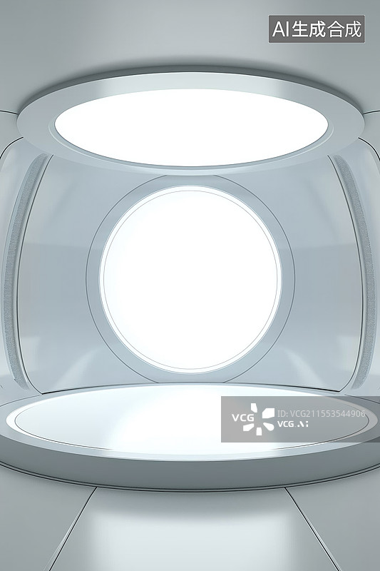 【AI数字艺术】三维产品展台图片素材