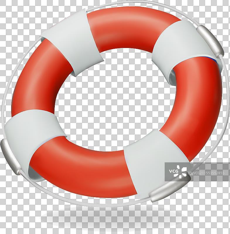 救生圈隔离安全SOS浮标图片素材
