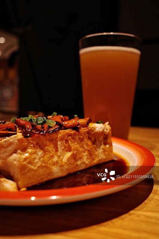 北京烧烤餐厅凉拌豆腐图片素材