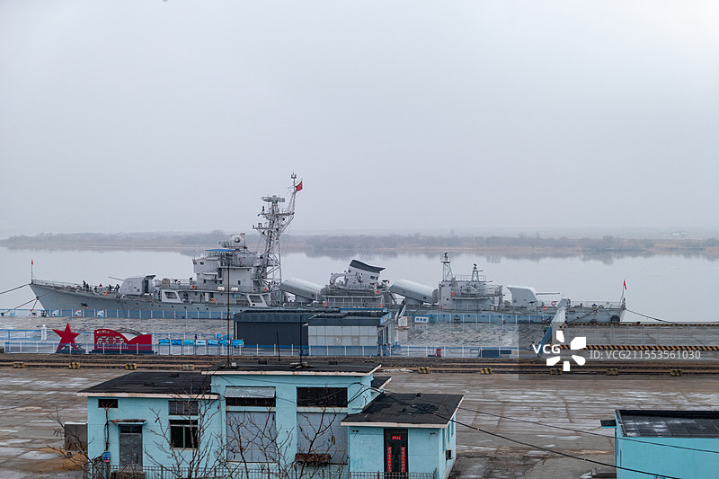 退役丹东舰图片素材