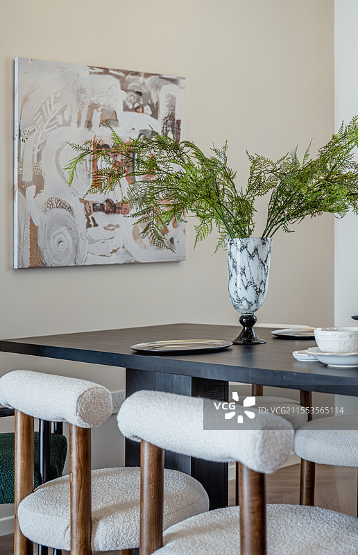 家居照片餐厅餐桌椅图片素材