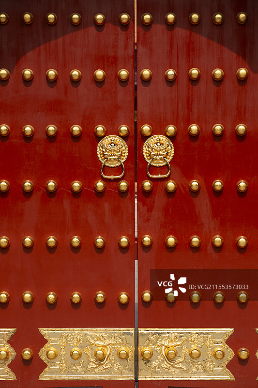 故宫古建筑大门图片素材