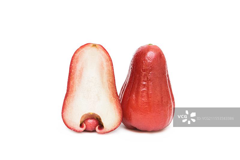 莲雾 黑金刚莲雾 天桃 洋蒲桃 甜雾 棉花果 新鲜莲雾 莲雾鲜果 莲雾白底图 棚拍 晶钻莲雾 琏雾图片素材