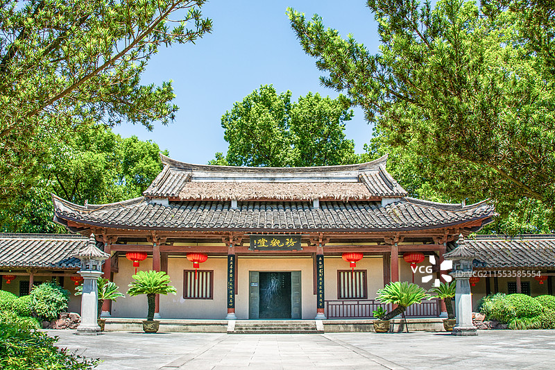 绍兴 陆游纪念馆 展览馆 务观堂 沈园 沈氏园 沈氏私家花园 宋代园林 传统风格建筑 仿古建筑图片素材