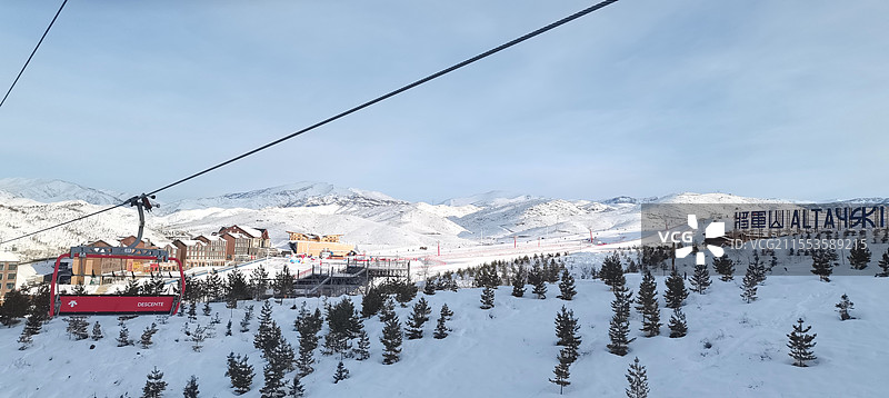 将军山滑雪场图片素材