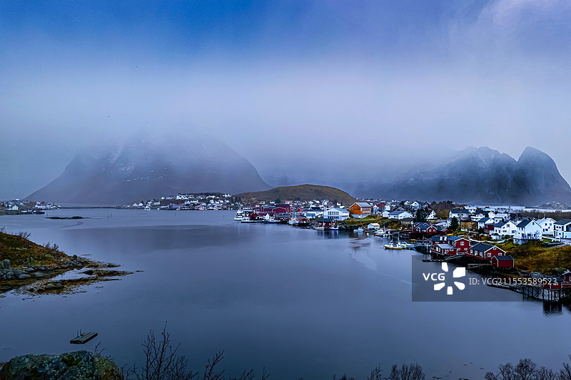 北欧峡湾图片素材