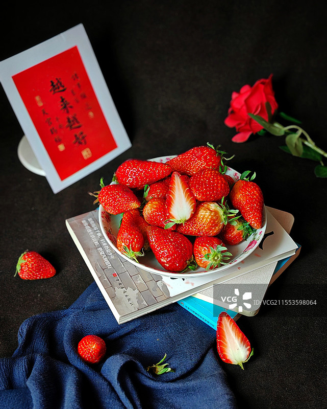 草莓时光图片素材