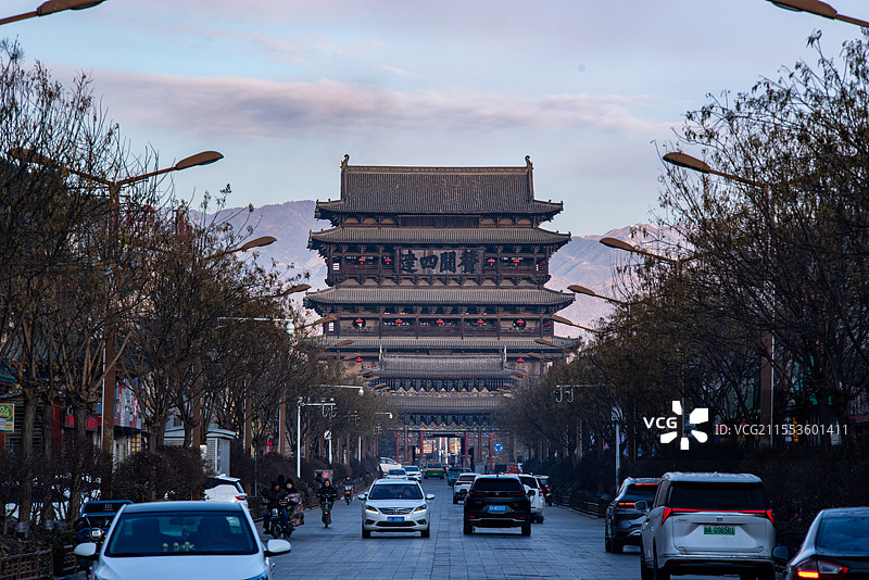 代县边靖楼图片素材