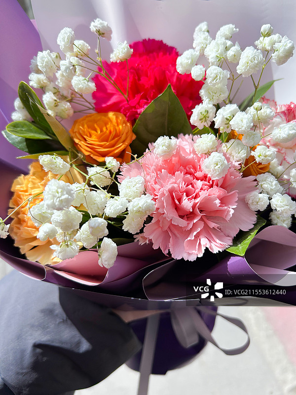 3.8妇女节鲜花花束图片素材