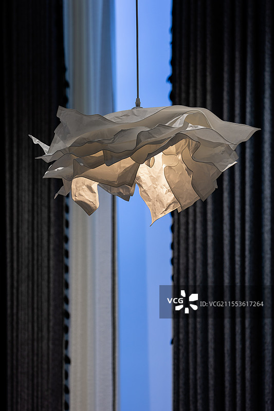 家纺家居展会上精美的窗帘展示图片素材