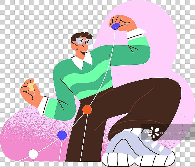 会计分析师进行财务工作图片素材