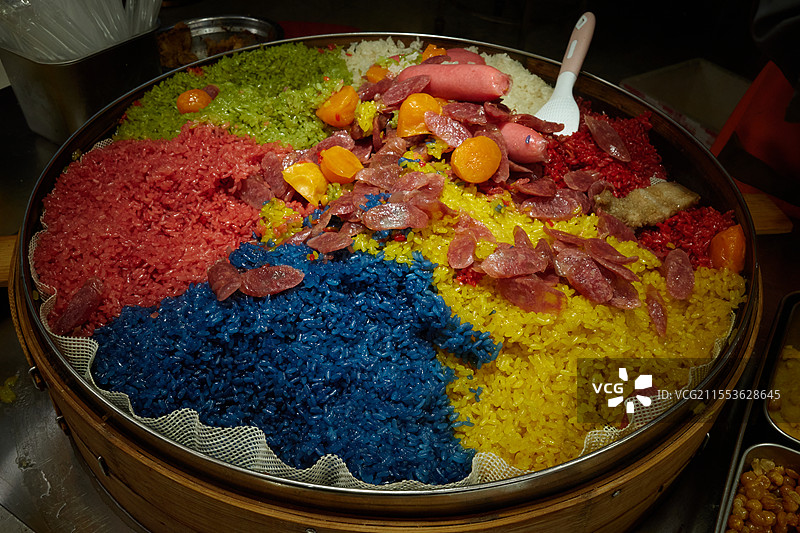 柳州五色糯米饭图片素材