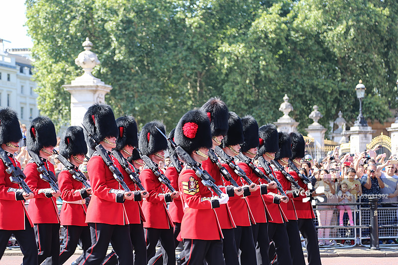 英国皇家卫队换岗仪式图片素材