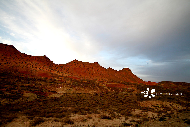 甘肃省张掖市七彩丹霞风景区图片素材