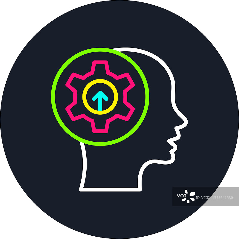 技能线多色图标图片素材