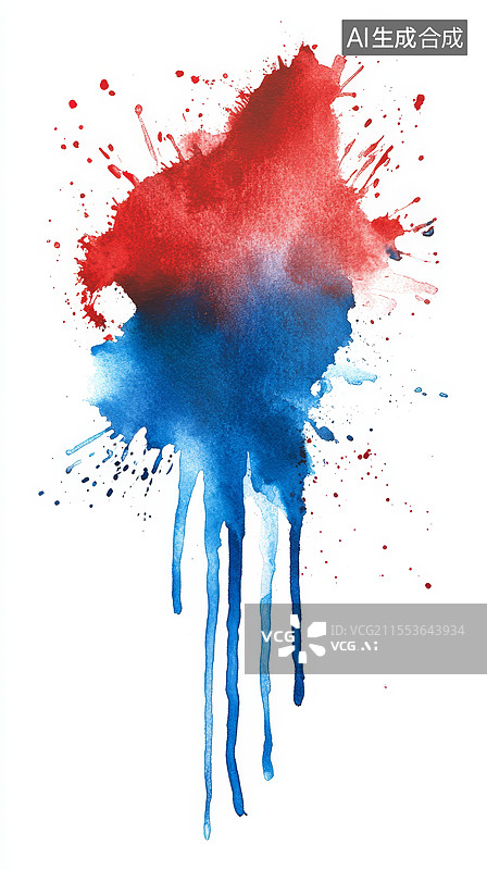 【AI数字艺术】抽象水彩背景图片素材