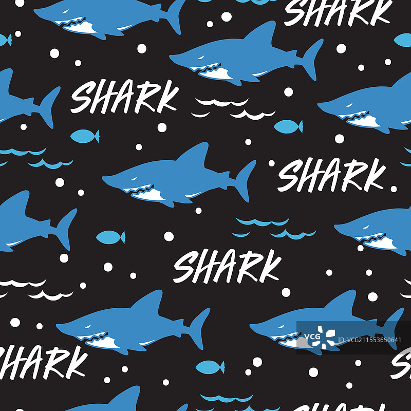 海洋恐怖危险鲨鱼抽象图案图片素材