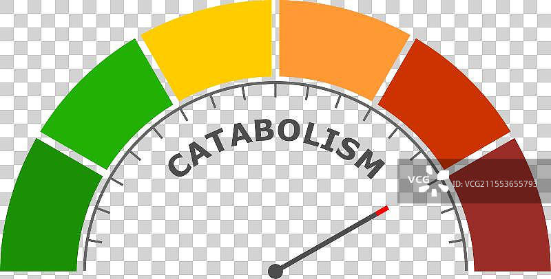 分解代谢在测量仪器上的低水平图片素材