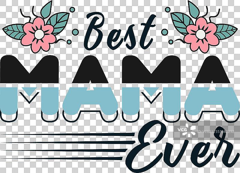 母亲节T恤设计图片素材