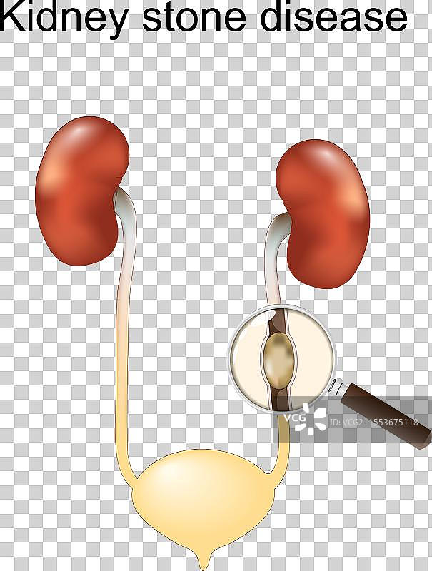 放大镜和石头的特写图片素材