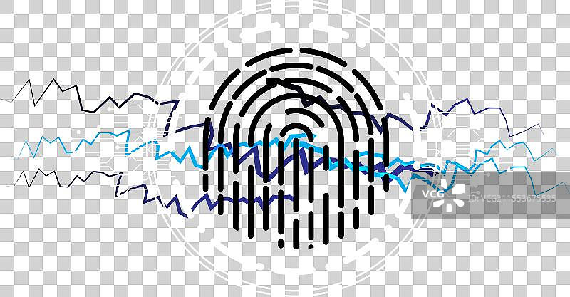 指纹扫描仪安全004图片素材