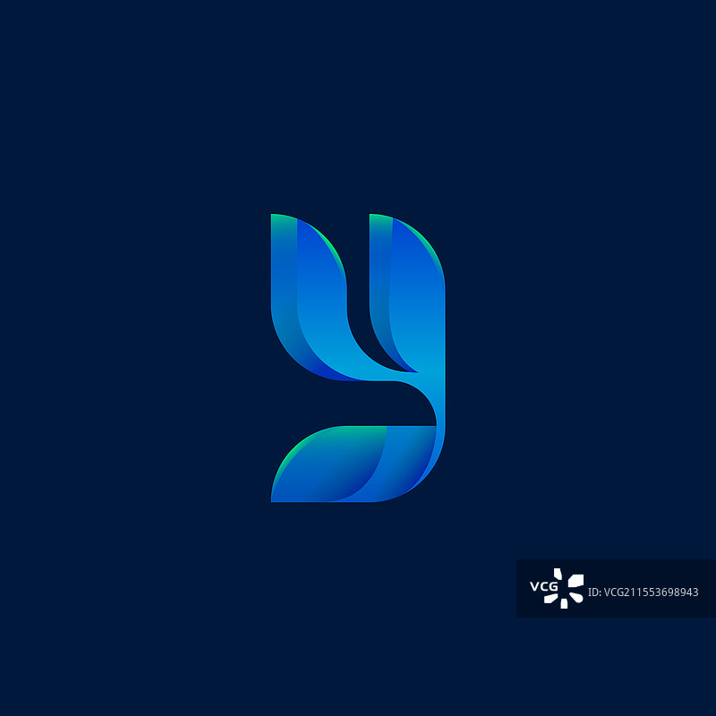 字母Y标志图标设计模板元素图片素材