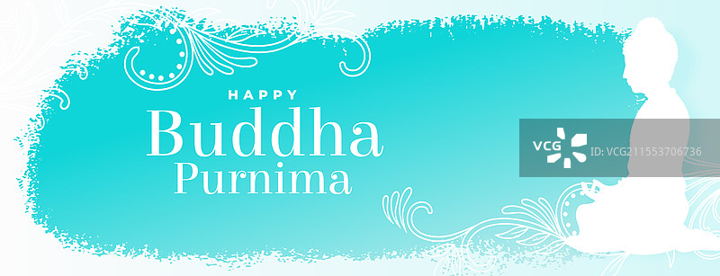 印度节日快乐的佛陀普尔尼玛宗教庆典图片素材