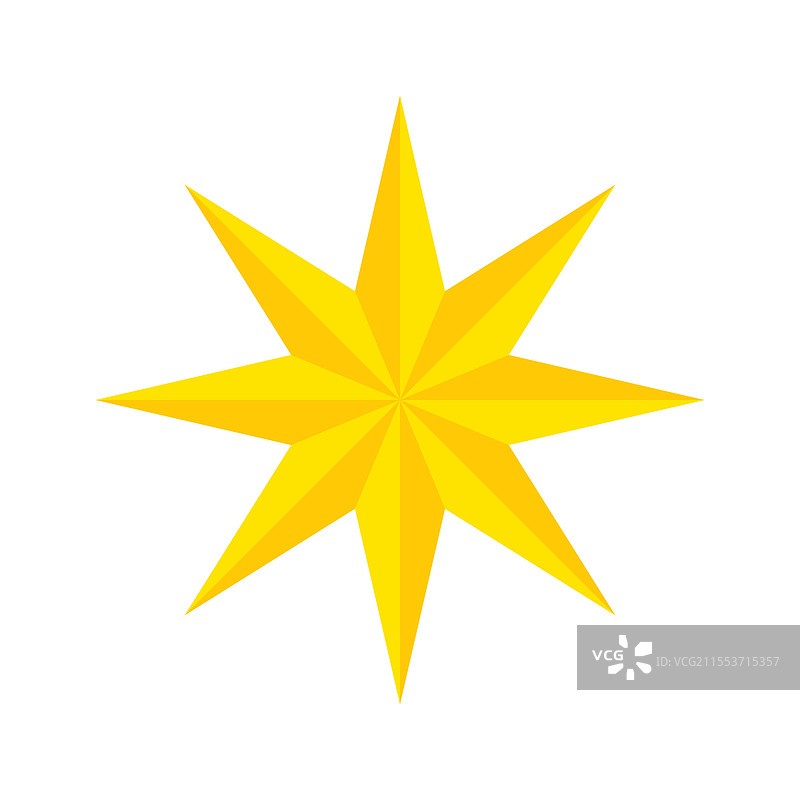 伯利恒之星图标 圣诞星星 闪光图片素材